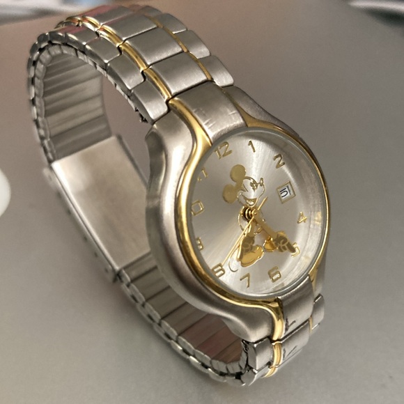 Mickey Mouse watch stainless stretch band - Picture 2 of 6